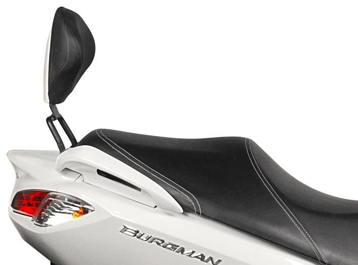 OPARCIE PASAŻERA SHAD DO SUZUKI BURGMAN CZARNE
