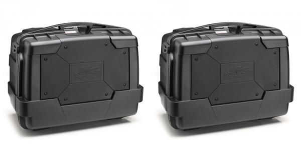 KAPPA KGR46NPACK2 KUFRY BOCZNE 46L MONOKEY BLACK para