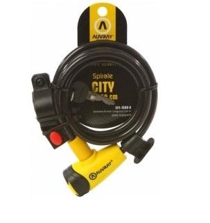 AUVRAY CITY linka spiralna 150 cm zamek i uchwyt