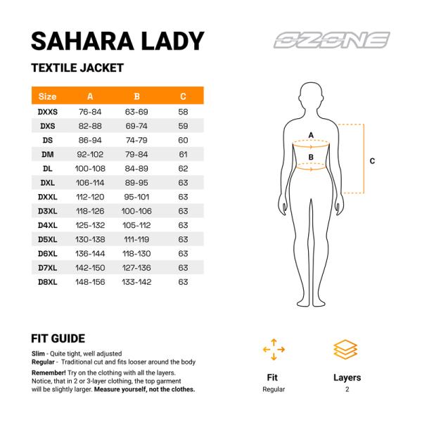 OZONE KURTKA TEKSTYLNA SAHARA LADY BLACK