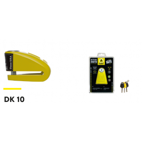 AUVRAY Blokada na tarczę DK10 żółta, śr bolc10mm