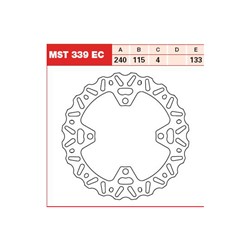TRW LUCAS MST339EC TARCZA HAMULCOWA TYŁ KAWASAKI K
