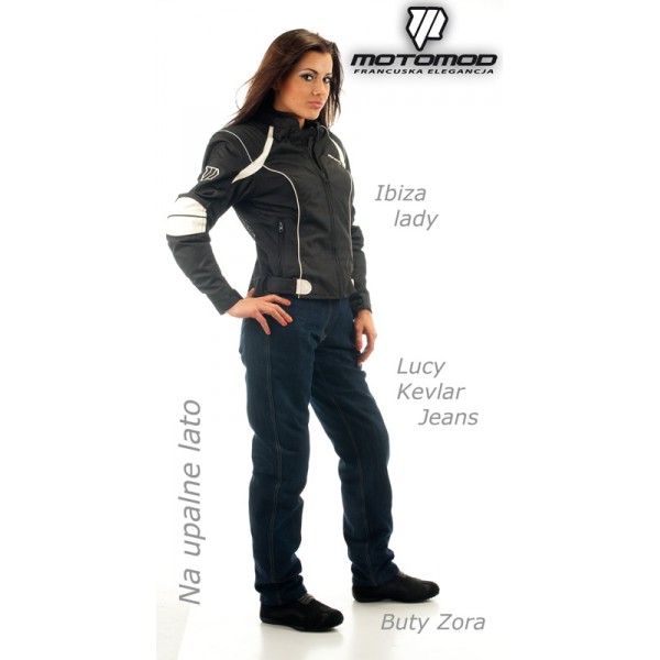 Motomod Spodnie jeansowe LUCY damskie