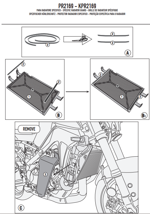 GIVI OSŁONA CHŁODNICY YAMAHA MT-09 MT-09 (24)