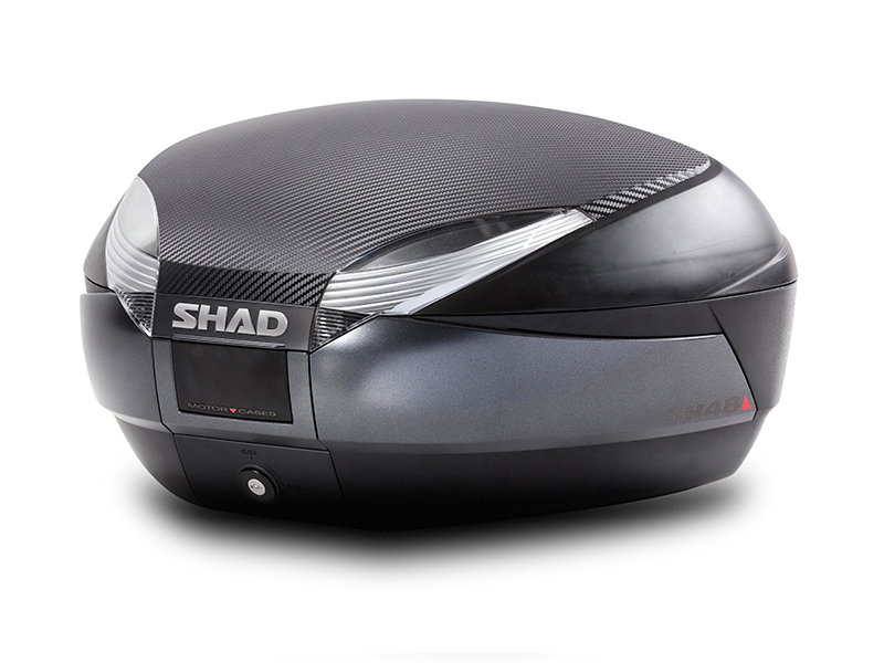 SHAD D0B48306R KUFER SHAD DARK GREY NAKŁADKA+OPARCIE