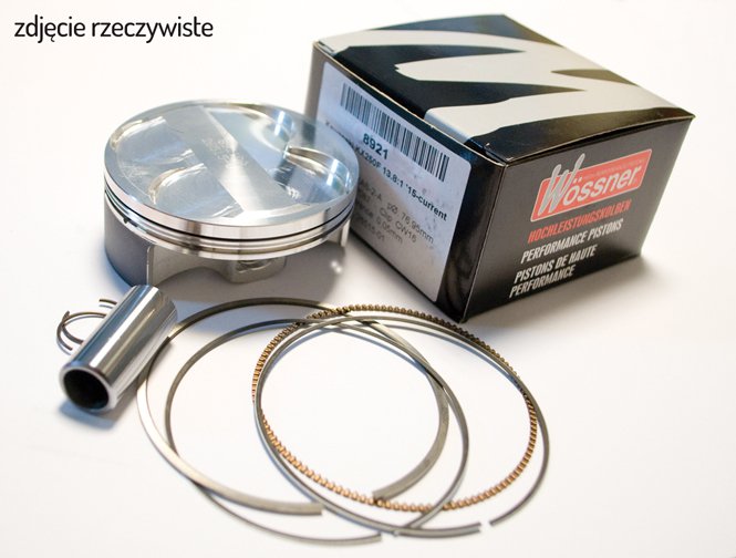 WOSSNER TŁOK KAWASAKI KXF 250 (15-16) 13,8:1 76.97MM 8921DC