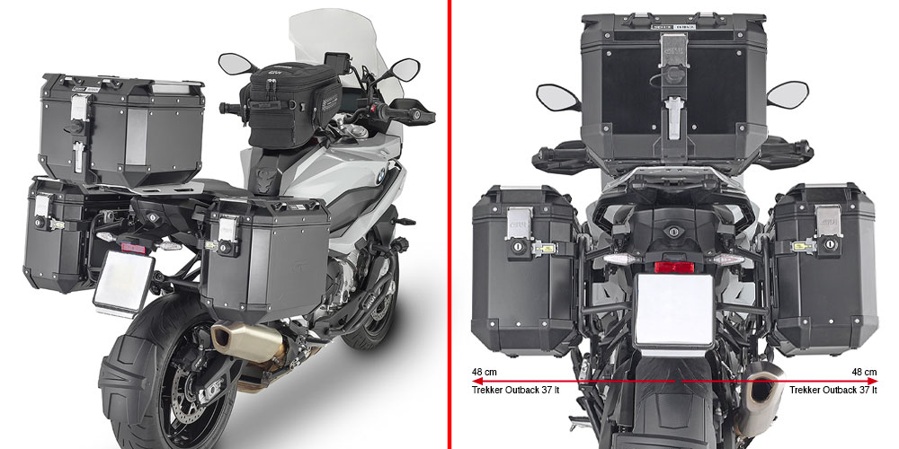 GIVI STELAŻ KUFRÓW ONE-FIT CAM BMW S1000XR 20 > 21
