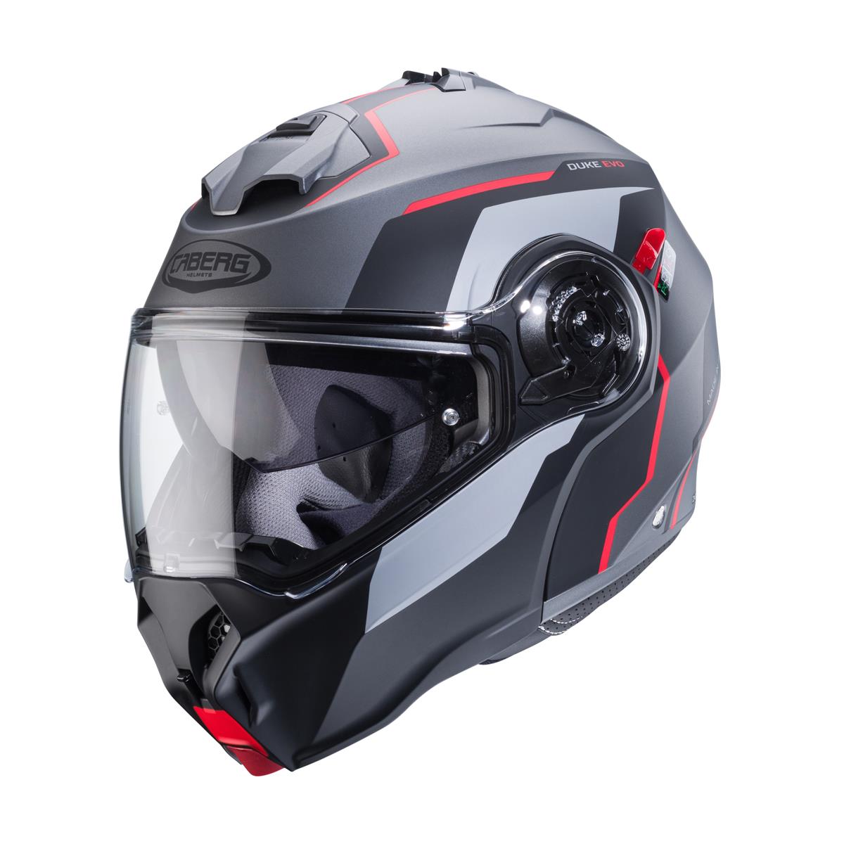 CABERG KASK SZ FLIP-UP DUKE EVO MOVE SZARY M/CZ/CZ