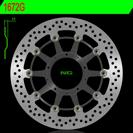 NG1672G TARCZA HAMULCOWA PRZÓD HONDA CBR 1000RR