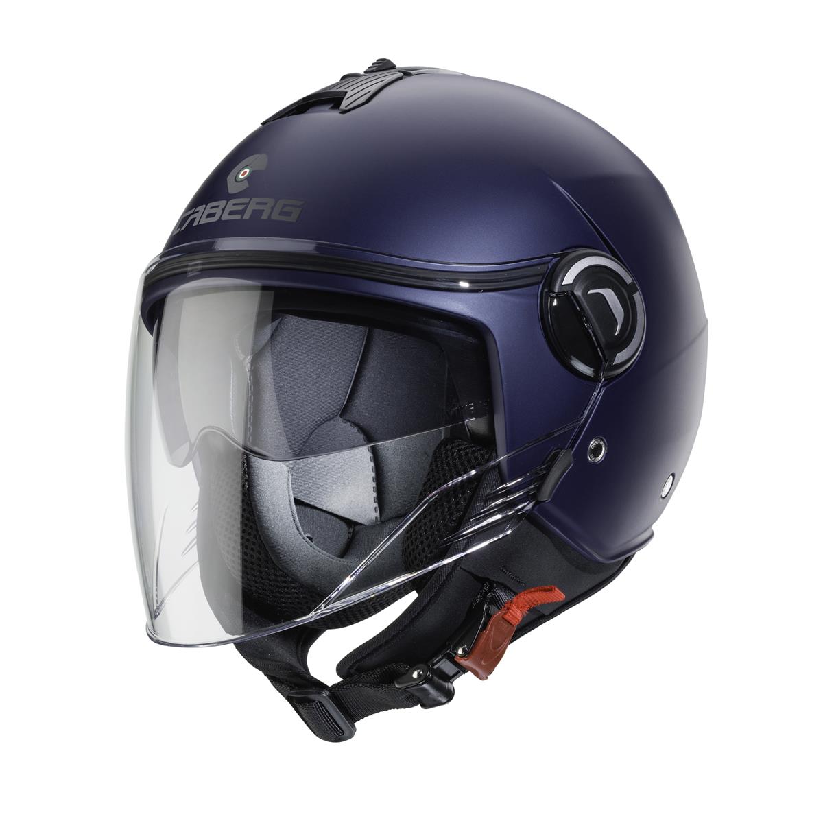 CABERG KASK JET Z BLENDĄ RIVIERA V4X NIEBIESKI MAT