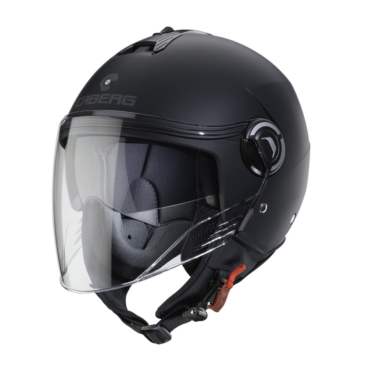 CABERG KASK JET Z BLENDĄ RIVIERA V4X CZARNY MAT