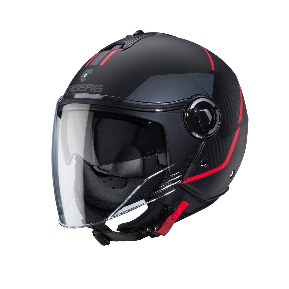 CABERG KASK OTWARTY RIVIERA V4X CZARNY MAT/CZE/SZ