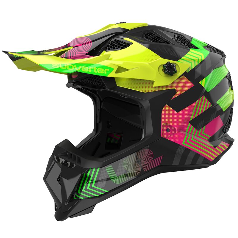 LS2 KASK OFF-ROAD MX700 SUBVERTER CHROMATIC BLACK