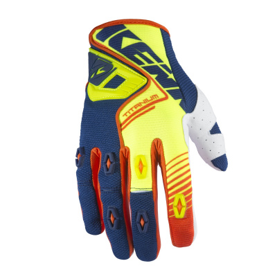 KENNY RĘKAWICE OFF-ROAD TITANIUM YELLOW/BLUE