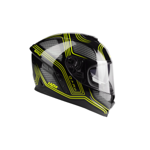 LAZER Kask Integralny RAFALE Darkside Czarny Żółty