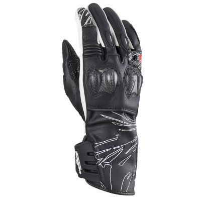 FURYGAN RĘKAWICE MOTOCYKLOWE RG20 LADY BLACK/WHITE
