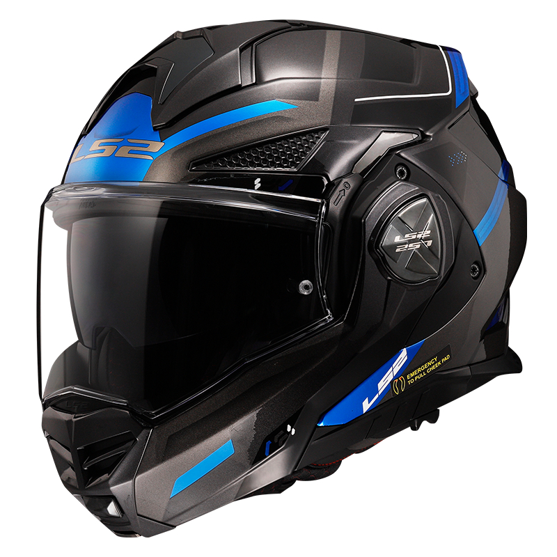 LS2 KASK SYSTEMOWY FF901 ADVANT X SPECTRUM BL/TI/B