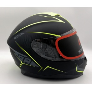 LAZER Kask Motocyklowy VERTIGO EVO Race Czarny Żół