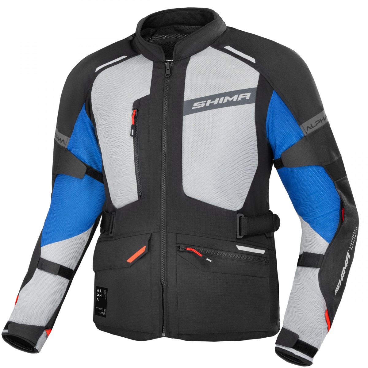SHIMA KURTKA MOTOCYKLOWA ALPHA MEN JKT BLUE