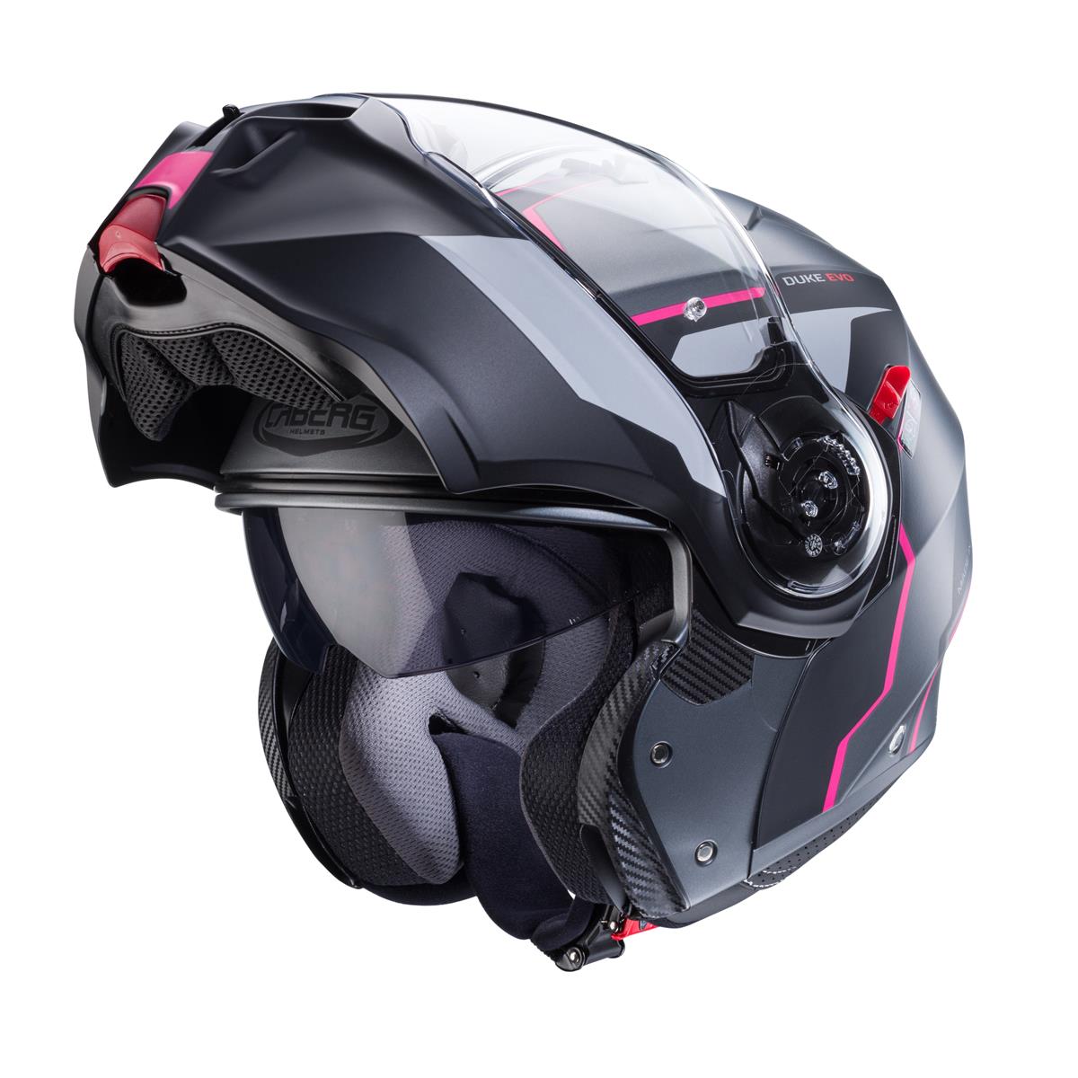 CABERG KASK SZCZĘKOWY FLIP-UP DU EVO MOVE SZA/M/CZ