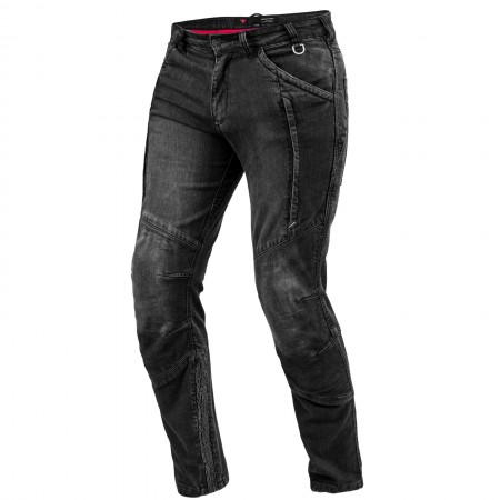 SHIMA JEANSY MOTOCYKLOWE GHOST JEANS BLACK