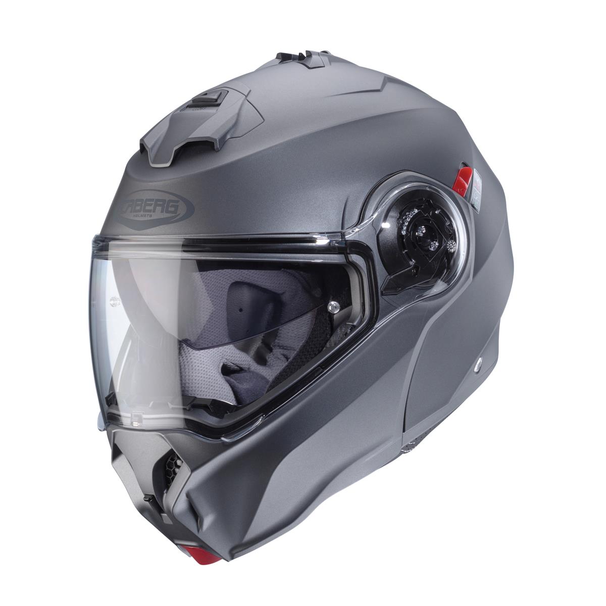 CABERG KASK SZCZĘKOWY FLIP-UP DUKE EVO SZARY MAT