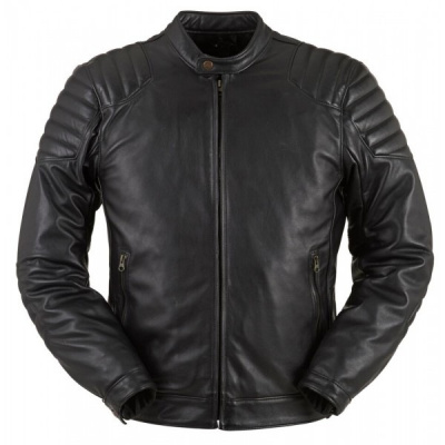 FURYGAN KURTKA MOTOCYKLOWA SKÓRZANA RUSSEL BLACK