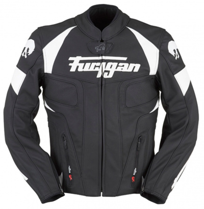 FURYGAN KURTKA MOTOCYKLOWA SKÓRZANA SHELBY WHITE