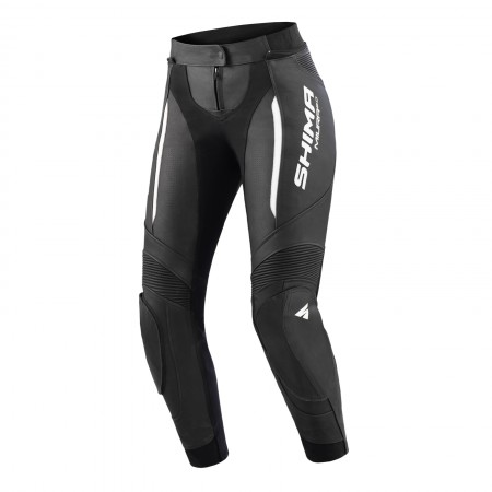 SHIMA SPODNIE SKÓRZANE MIURA 2.0 PANTS BLACK/WHITE