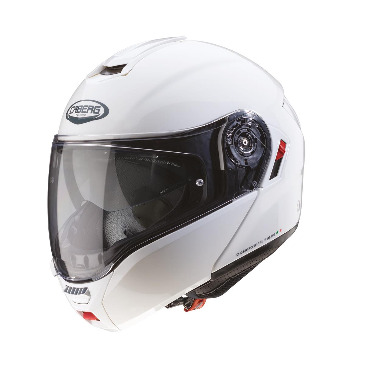CABERG KASK SZCZĘKOWY FLIP-UP LEVO X BIAŁY POŁYSK