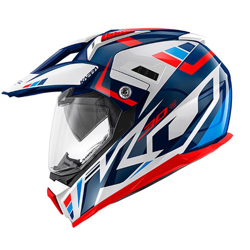 KAPPA KASK OFF ROAD KV30 EVO GRAYER DUAL BI/NIE/CZ