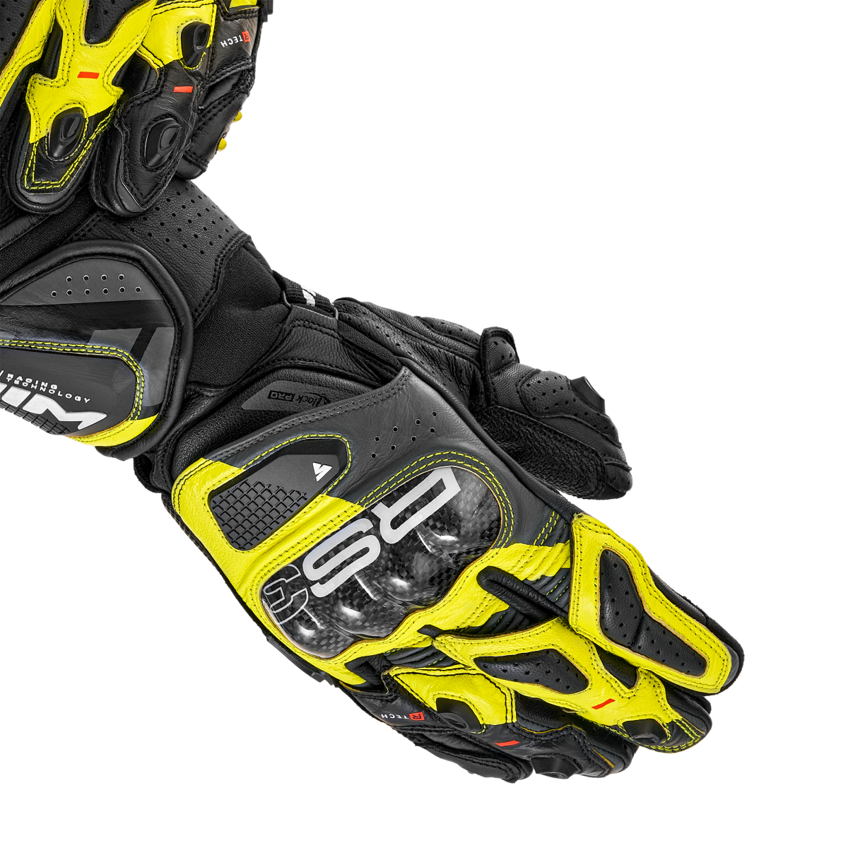 SHIMA RĘKAWICE MOTOCYKLOWE RS-3 MEN FLUO