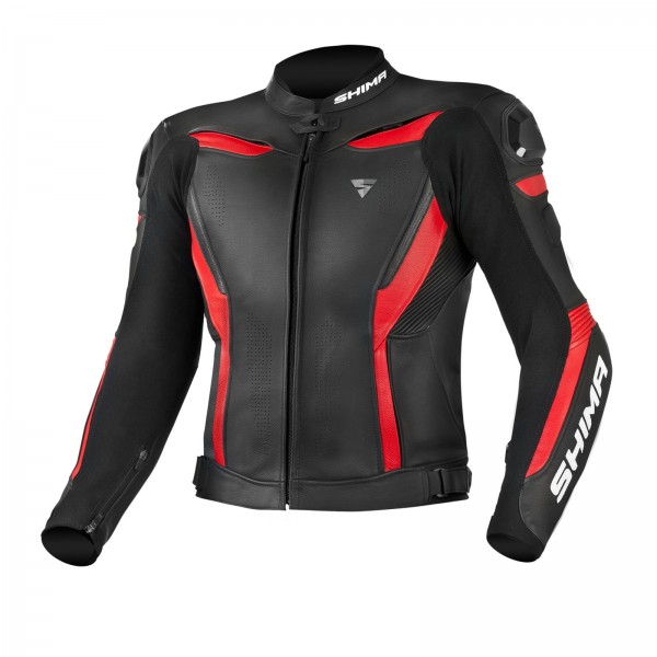 SHIMA CHASE RED KURTKA SKÓRZANA