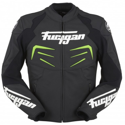 FURYGAN KURTKA MOTOCYKLOWA SKÓRZANA POWER GREEN