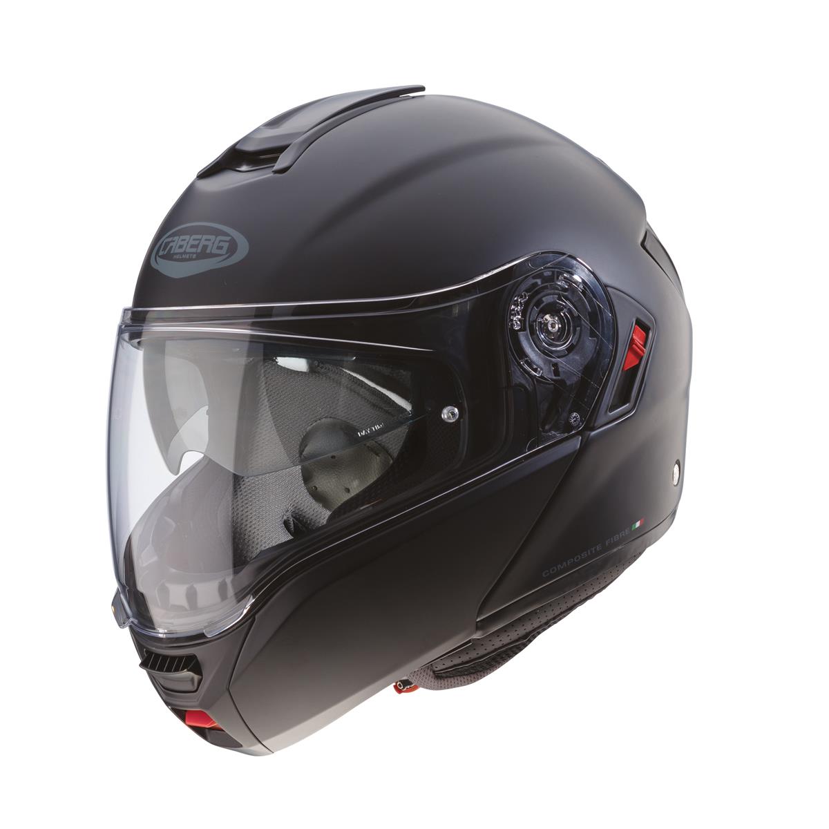 CABERG KASK SZCZĘKOWY FLIP-UP LEVO X CZARNY MAT