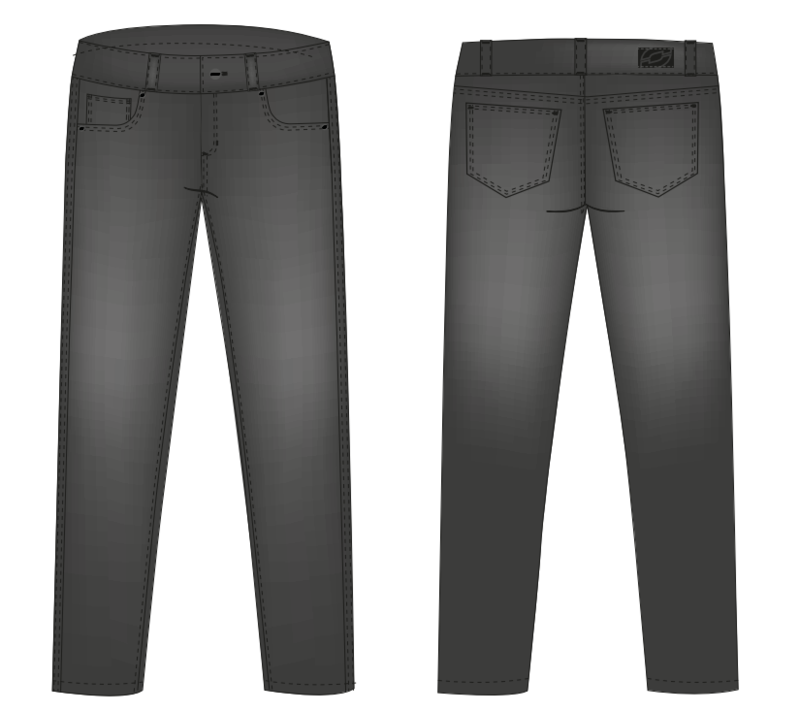 OZONE SPODNIE JEANS STRIKER SLIM FIT WASHED GREY