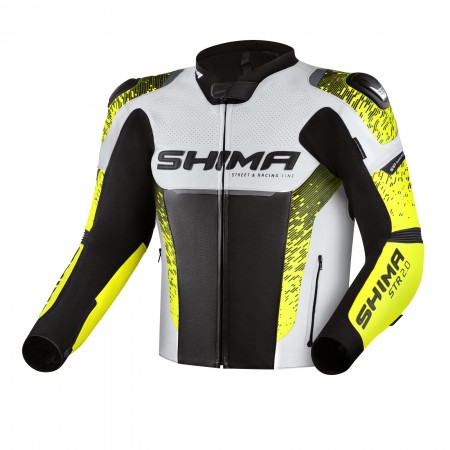 SHIMA KURTKA SKÓRZANA STR 2.0 JKT FLUO