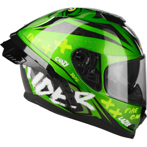 LAZER Kask integralny RAFALE SR Oni czarny zielony