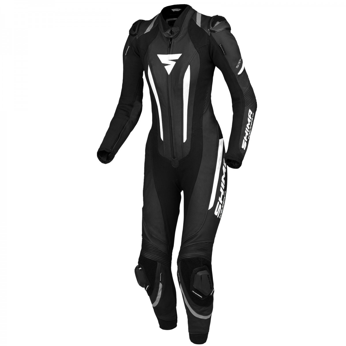 SHIMA KOMBINEZON SKÓRZANY DAMSKI MIURA RS BLACK/WH