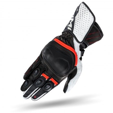 SHIMA RĘKAWICE MOTOCYKLOWE ST-3 MEN WHT/RED