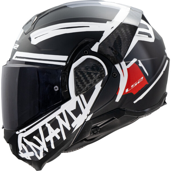 LS2 KASK MODUŁOWY FF910 ADVANT II TAPE BLACK