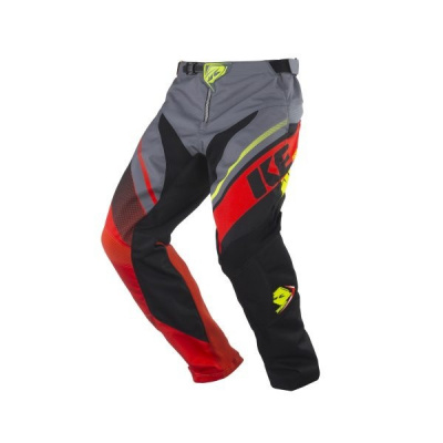 KENNY SPODNIE OFF-ROAD TRACK GREY ORANGE