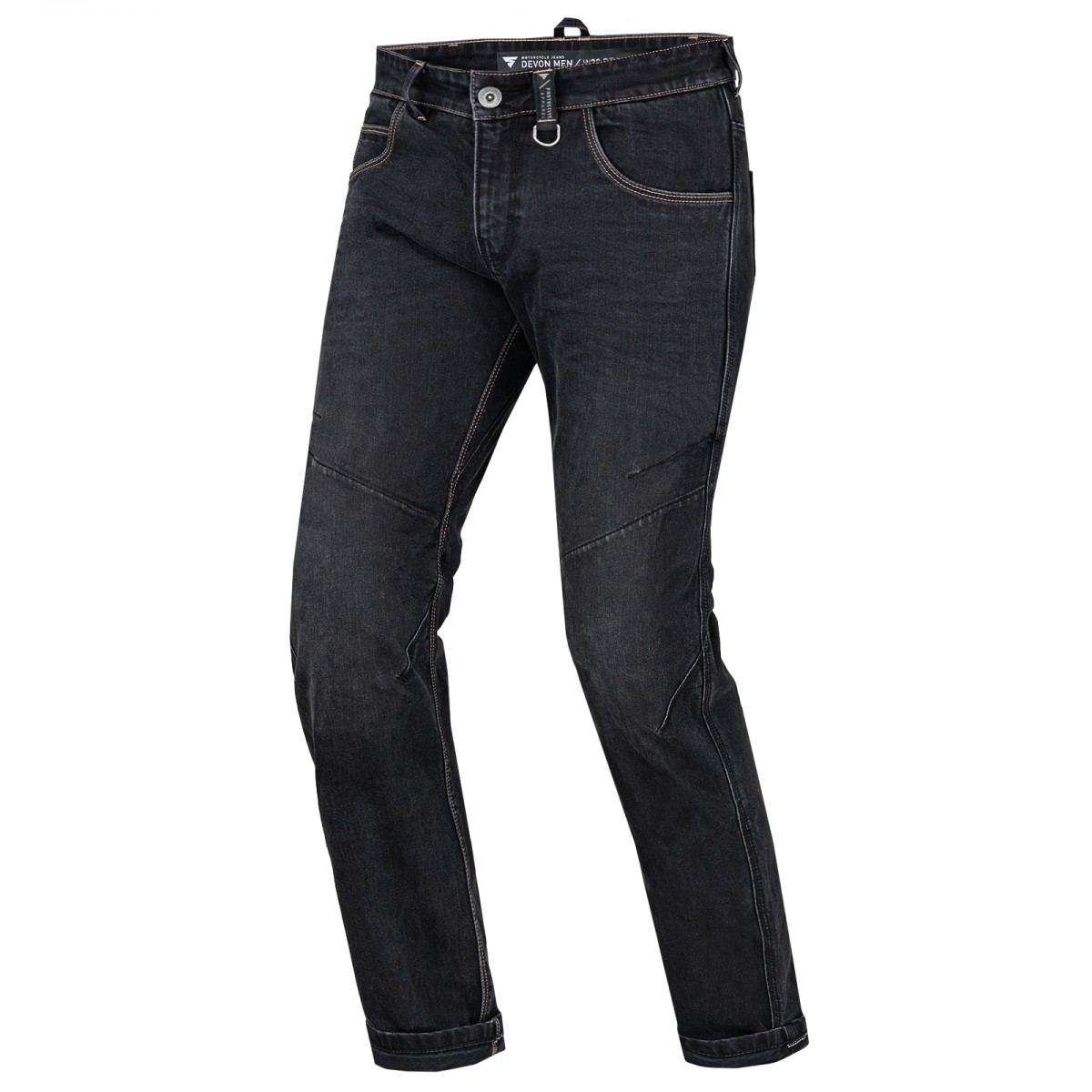 SHIMA JEANSY MOTOCYKLOWE DEVON MEN BLACK
