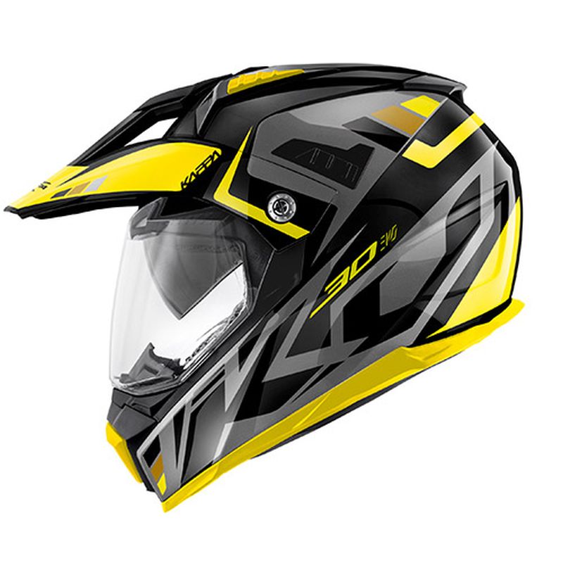 KAPPA KASK OFF ROAD KV30 EVO GRAYER DUAL C M/SZ/ŻÓ