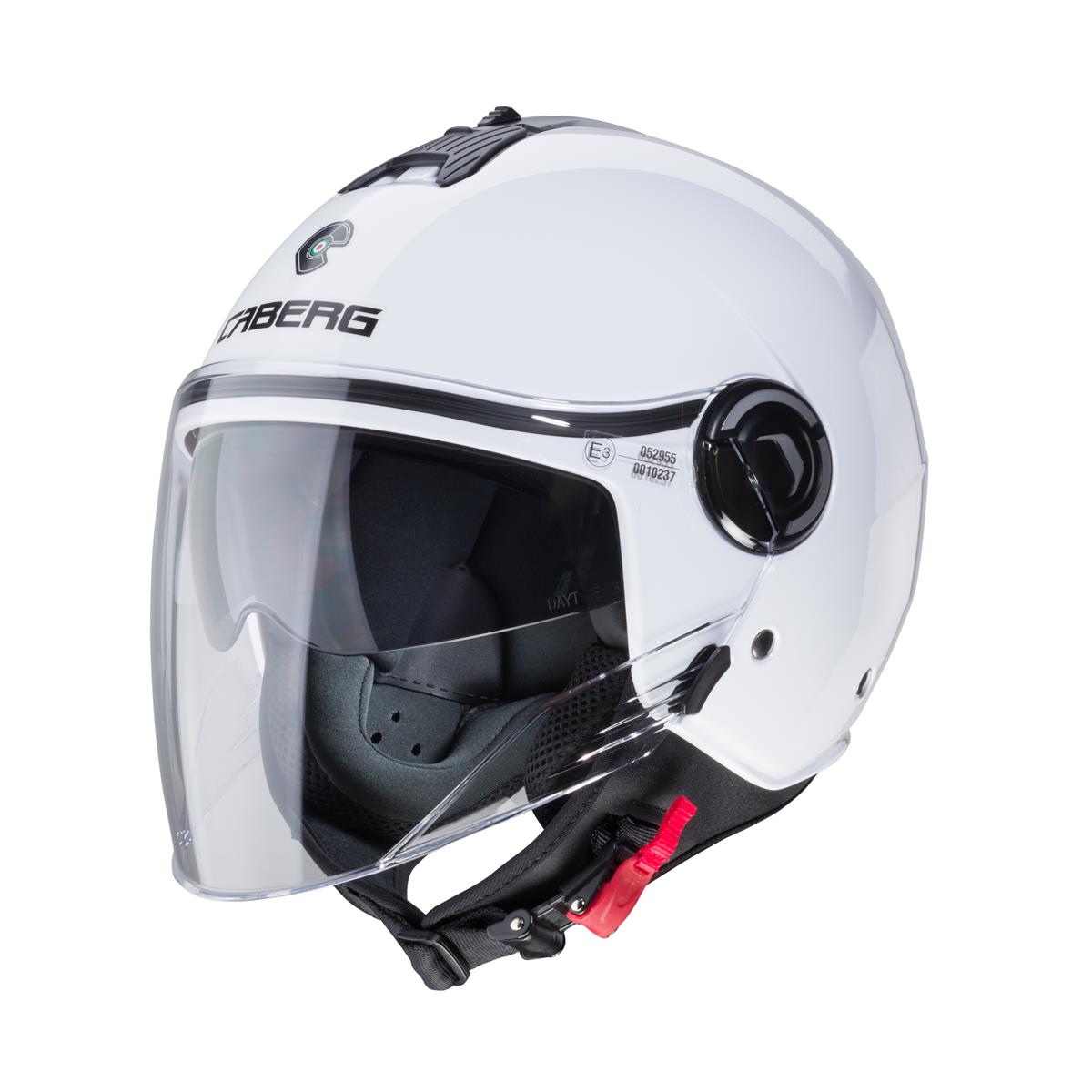 CABERG KASK OTWARTY JET Z BLENDĄ RIVIERA V4X BIAŁY