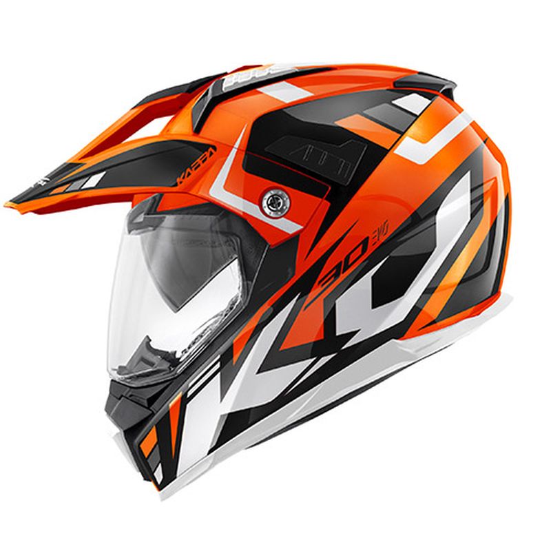KAPPA KASK OFF ROAD KV30 EVO GRAYER DUAL POM/CZARN