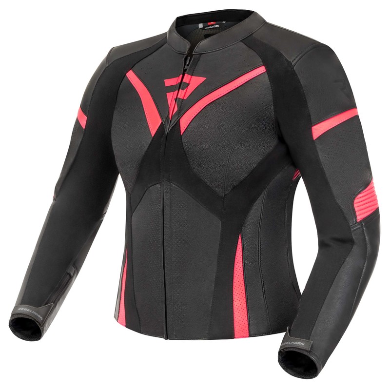 REBELHORN KURTKA SKÓRZANA REBEL LADY PINK/BLACK
