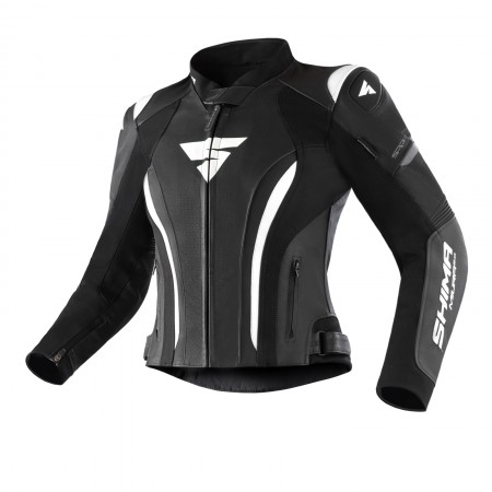 SHIMA KURTKA SKÓRZANA MIURA 2.0 JKT BLACK/WHITE