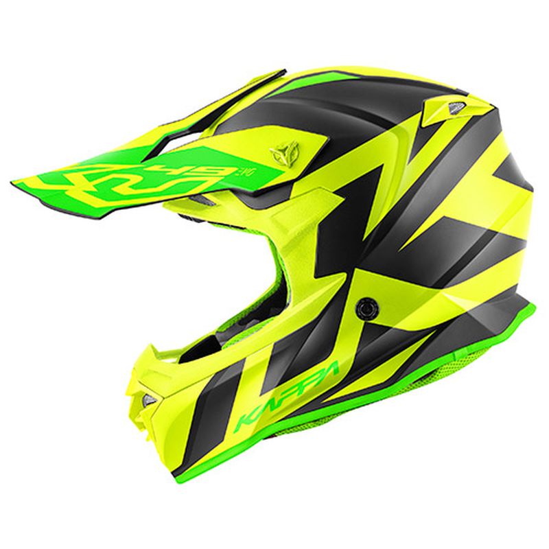 KAPPA KASK OFF-ROAD KV49 EVO GREAT CROSS CZ MAT/ŻÓ