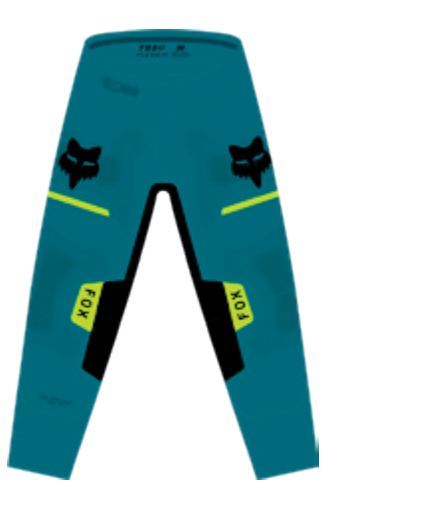 FOX SPODNIE OFF-ROAD FLEXAIR OPTICAL MAUI BLUE